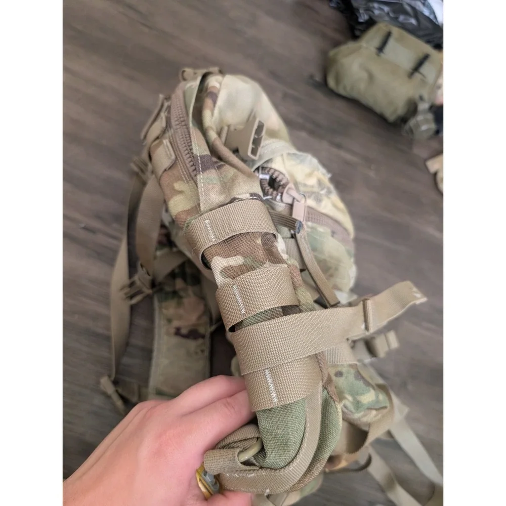 US Army OCP Multicam MOLLE Assault Pack w/ ID Window Straps Military Surplus